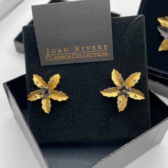Joan Rivers Brooch & Earring Set NIB - Picture 5 of 7